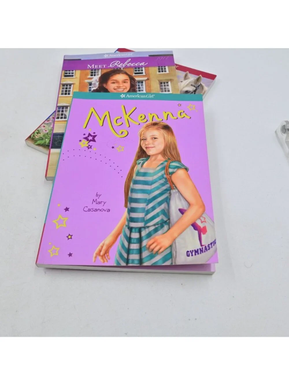 American Girl Book Set Of 4 Kit McKenna Rebecca Saige Story Paperback Collection